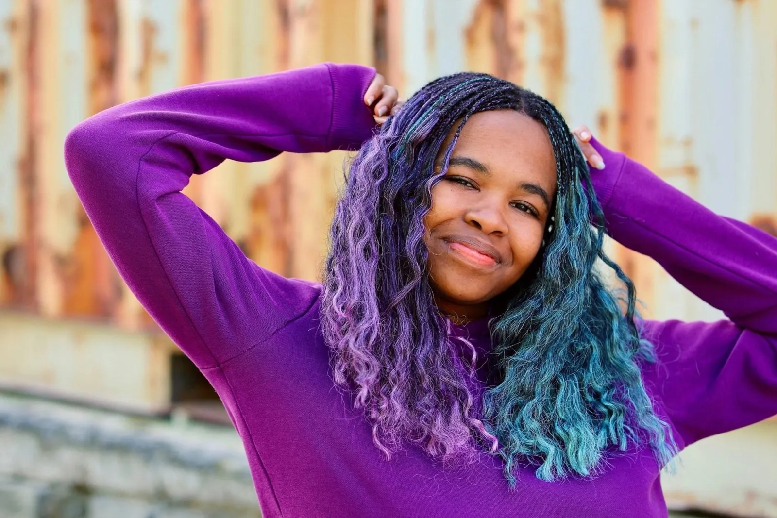 Colorful hair